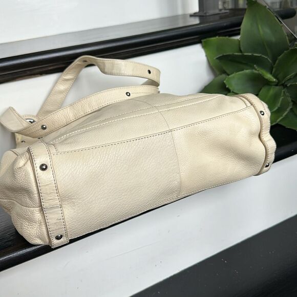 New Perlina, genuine, leather, oversized, shoulder, handbag purse soft luxurious - Picture 9 of 15